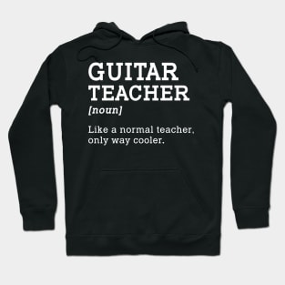 Guitar Teacher Back To School Gift Ideas Hoodie